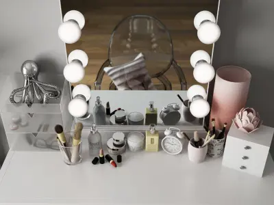 Dressing table 01 3D model