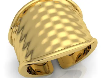 luxury Fancy Ring51 Free 3D print model