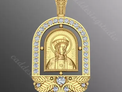 Pendant od 32 religion 3D print model