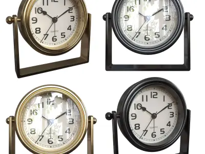 table clock 10 3D model