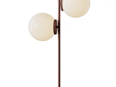  Tafellamp Atlanta van opaalglas 3D model