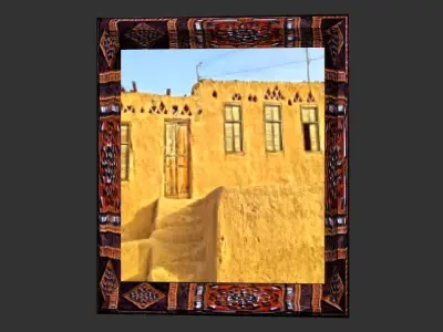 Framed Artworks of Egypt Low-poly 3D model