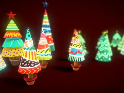 V5 Tree Noel 3D model