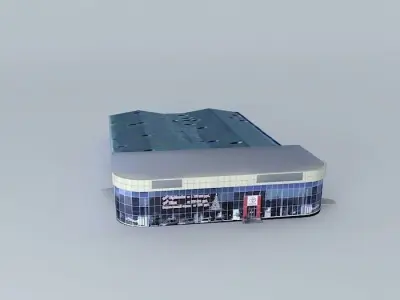 Toyota Center Aurora Free 3D model