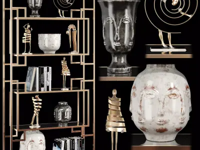 Decor set 43 3D model