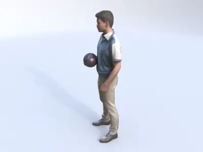 Bowling 3D model