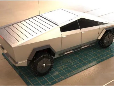 CyberTruck RC 3D print model