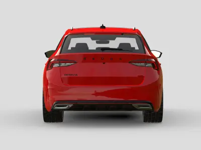 Skoda Octavia RS Combi 2021 3D model