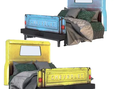 car bed 3D model