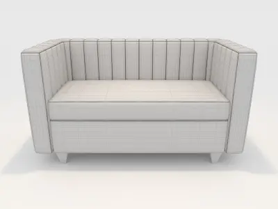 Sofa 2 Seater 1 3D model