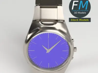 Wrist watch 3D model