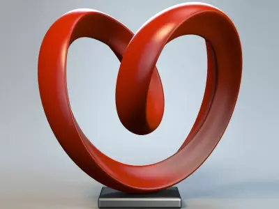 Abstract Figure 3D model