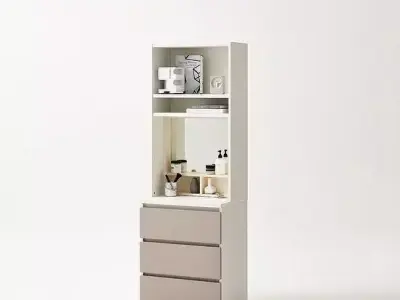 Tio Drawer Dresser 5 Columns 60cm 3D model