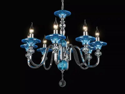 699084 Azzurro Osgona Chandelier 3D model
