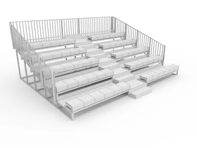 Bleachers 57 3D model