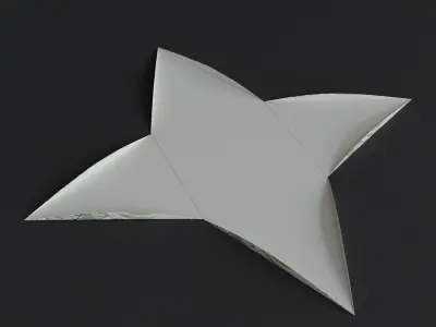 Pyramid giftbox Low-poly 3D model