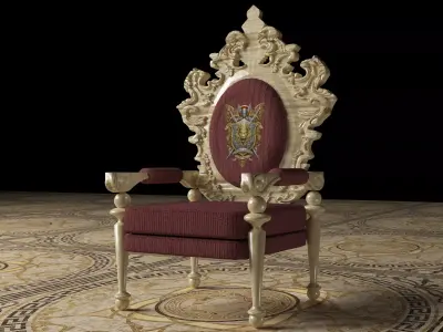 King Throne 5 - 4K 3D model