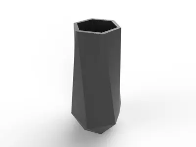 Vase 01  Low-poly 3D model