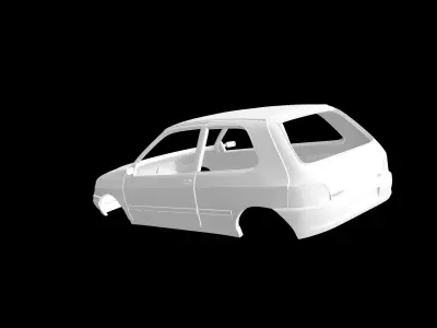 Renault clio 3doors 3D print model