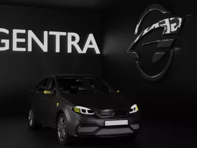 CHEVROLET GENTRA tuned 3D model