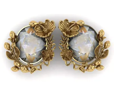 Earring 3D print model buy