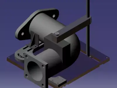 Elbow Pipe Fixture 3D print model