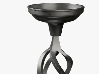 Candle Holder Low-poly 3D model