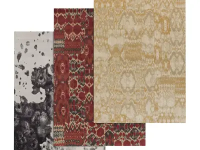Rug Set 1205 3D model