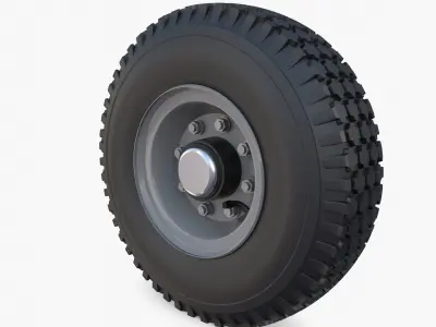Microcar Wheel 3D model