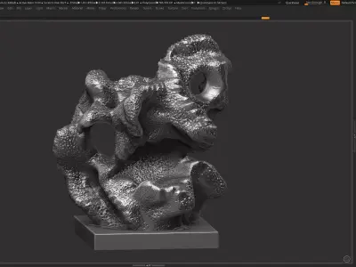 Modern Abstract Decorative sculpture 3d print model 3D print model order