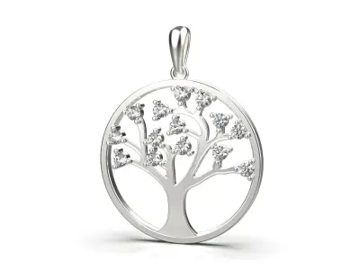 Pendant  Tree of life   11511 3D print model