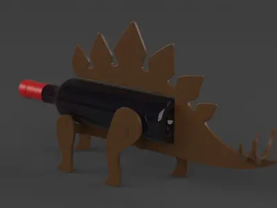 Wine Bottle 3D model