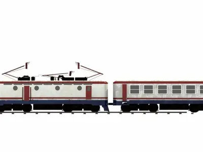 Train 3D model