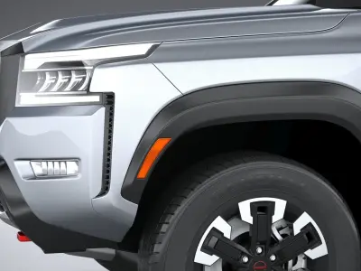 Nissan Frontier 2022 3D model