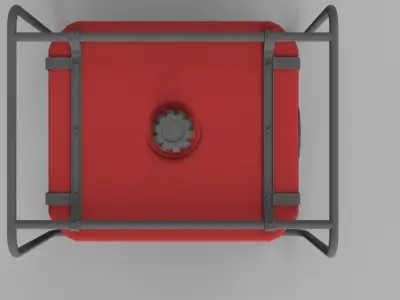 Diesel motor 3D model