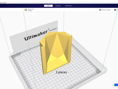VAZE-PENHALDER concrete vase 3D print model