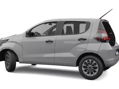 Car Mobi 2020  Low-poly 3D model