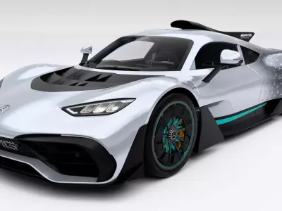 Mercedes-Benz AMG ONE 2023 Low-poly 3D model
