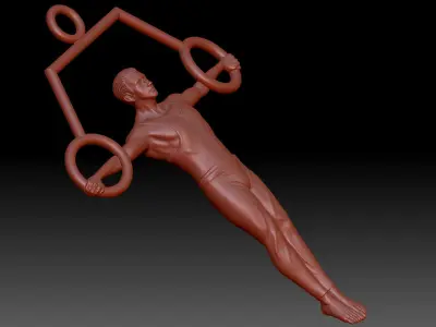 Athlete 3D print model