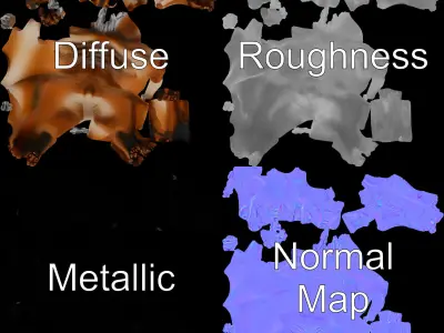 Realistic Canine Model Pack Low-poly 3D model