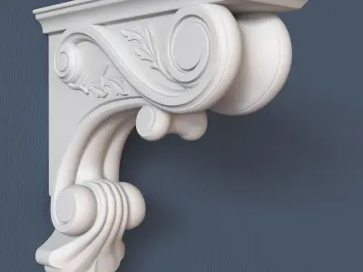 Decorative Corbel 3D model buy
