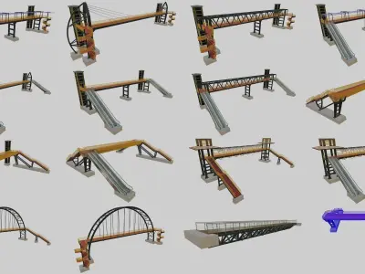 Steel Pedestrian Bridge Collection