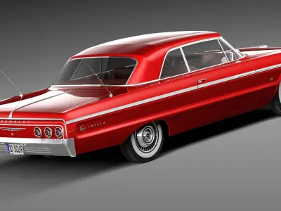 Chevrolet Impala Coupe 1964 3D model