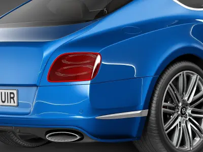 Bentley Continental GT Speed 2015 3D model
