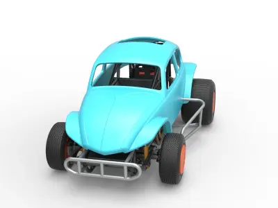 Super rod Version 3 Scale 1 to 25 3D print model