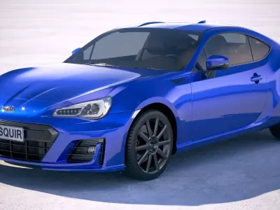 Subaru BRZ 2018 3D model