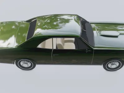 Muscle Car Late 1960s Era 3D model