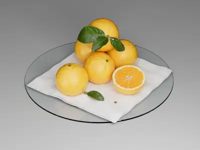 Orange 3D model