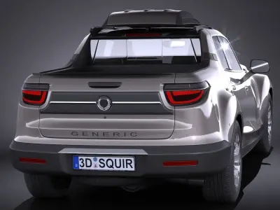 Generic Pickup 2016 3D model