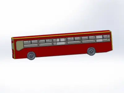  town bus  3D print model